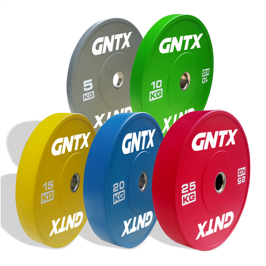 GENETIX FIT Colour Training Bumper Plate Set 5KG-25KG (Pair)