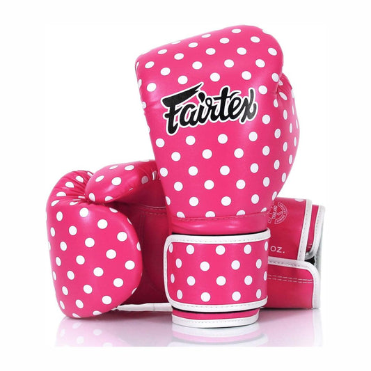 FAIRTEX Boxing Gloves BGV14 Polkadot Pink