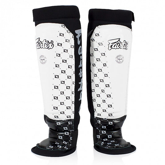 FAIRTEX Neoprene Shinpads - WhiteBlack SP6