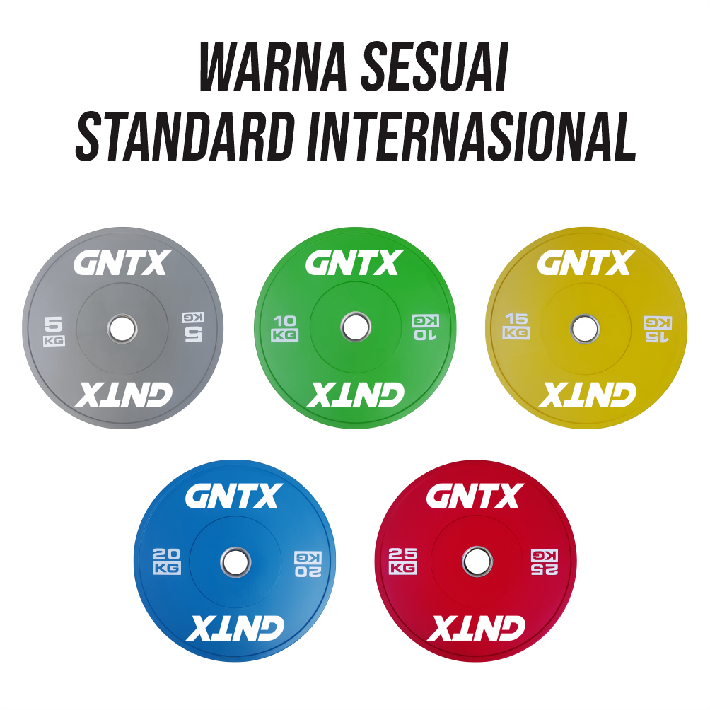 GENETIX FIT Colour Training Bumper Plate 15KG (Pair)