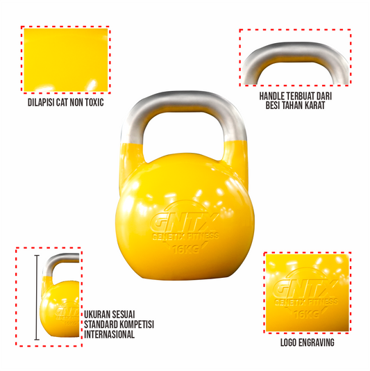 GENETIX FIT Competition Kettlebell 16KG