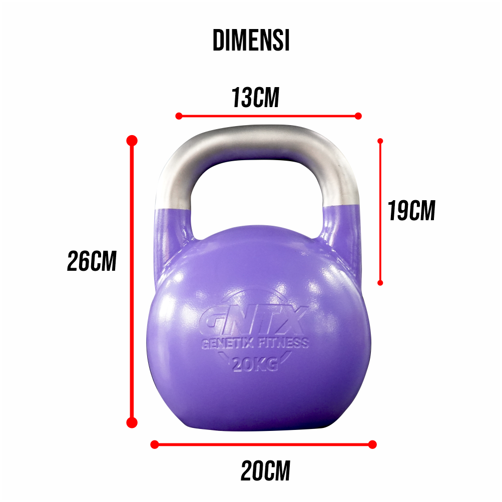 GENETIX FIT Competition Kettlebell 20KG