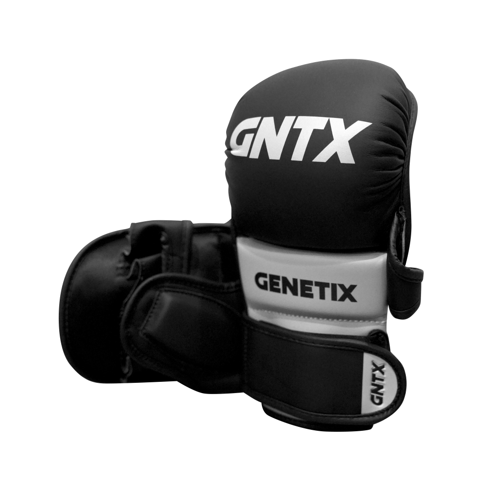 GENETIX COMBAT GNTX SPARRING MMA GLOVES MG5 BlackGrey