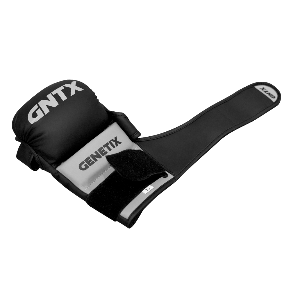 GENETIX COMBAT GNTX SPARRING MMA GLOVES MG5 BlackGrey