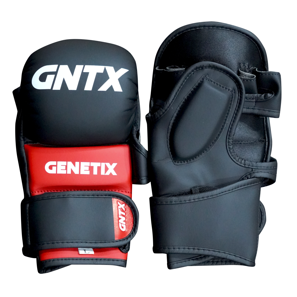 GENETIX COMBAT GNTX SPARRING MMA GLOVES MG5 BlackRed