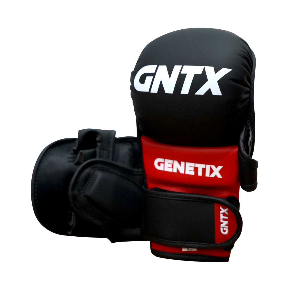 GENETIX COMBAT GNTX SPARRING MMA GLOVES MG5 BlackRed