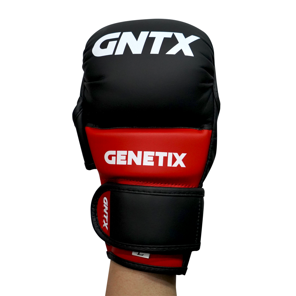 GENETIX COMBAT GNTX SPARRING MMA GLOVES MG5 BlackRed